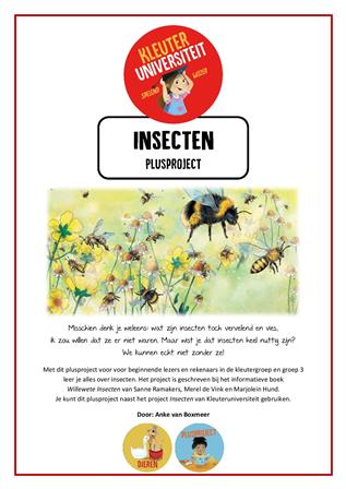 insecten, kleuters, plusproject